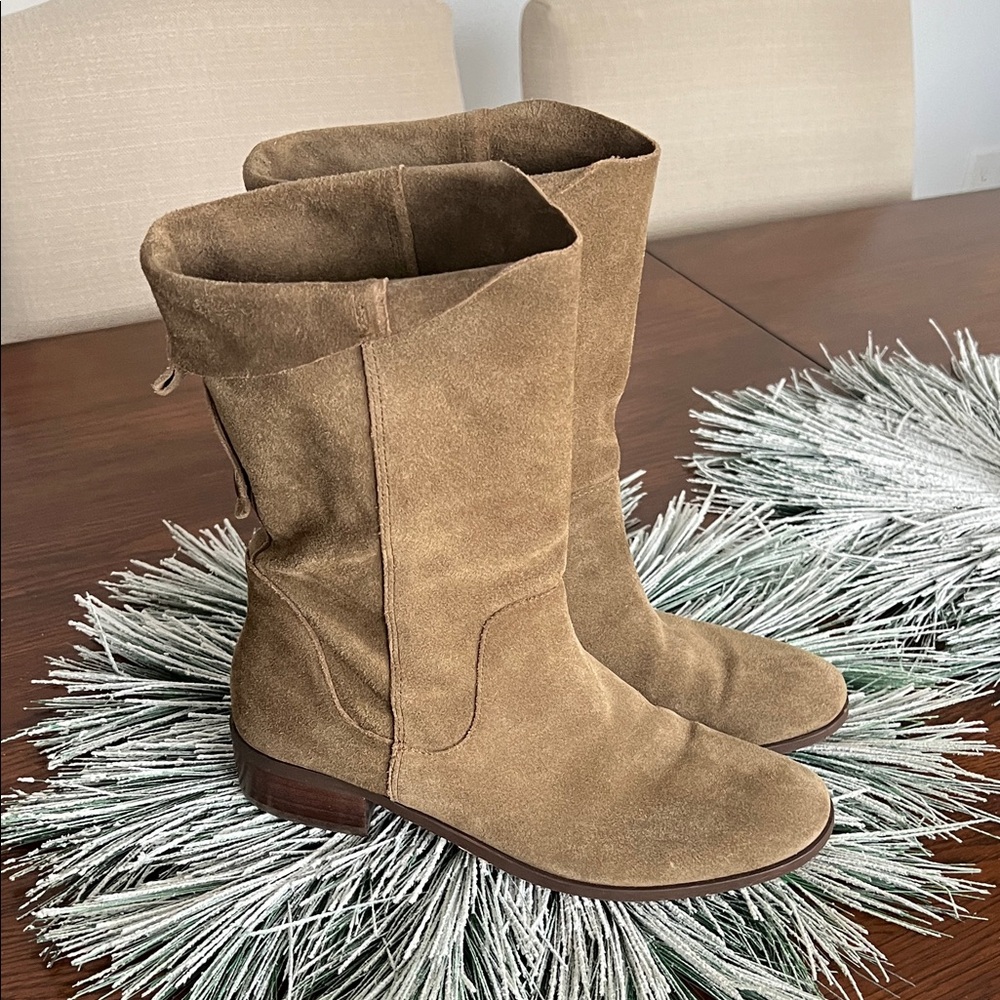 Sole Society Tan Suede Women's Boots